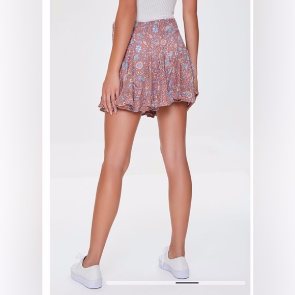 Paisley Skater Mini Skirt - Picture 5 of 5